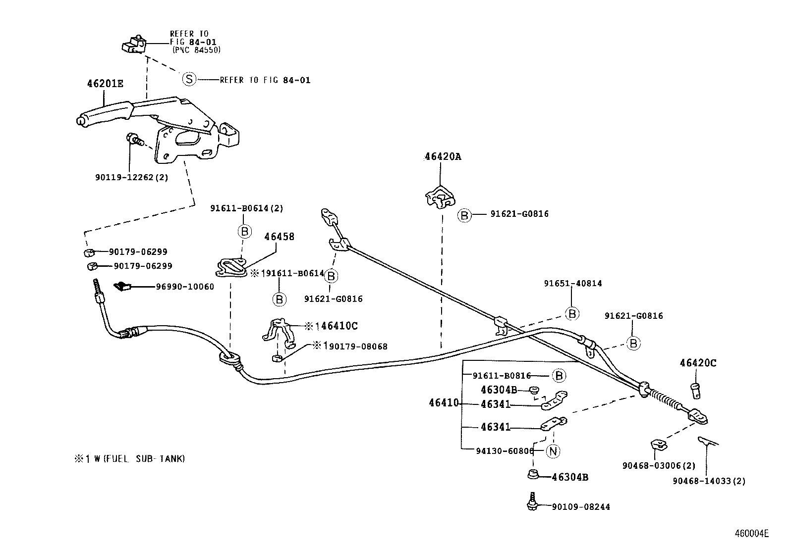 46243-60070-C0 COVER, PARKING BRAKE LEVER product image