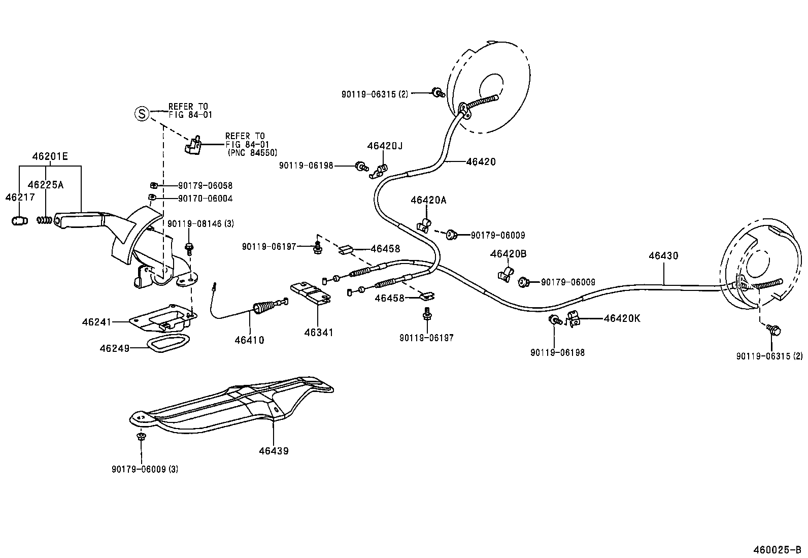 46249-33020 SHIELD, PARKING BRAKE HOLE product image