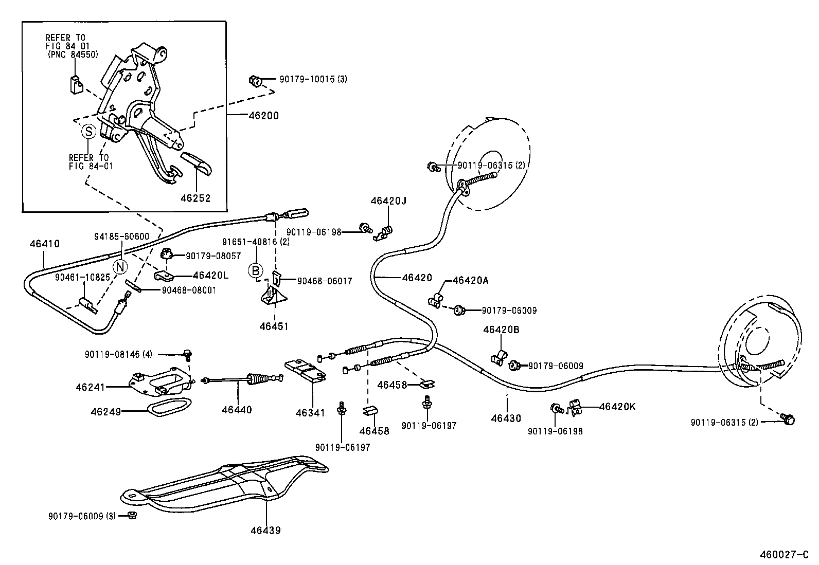 Toyota 46252-0W010 PAD, PARKING PEDAL