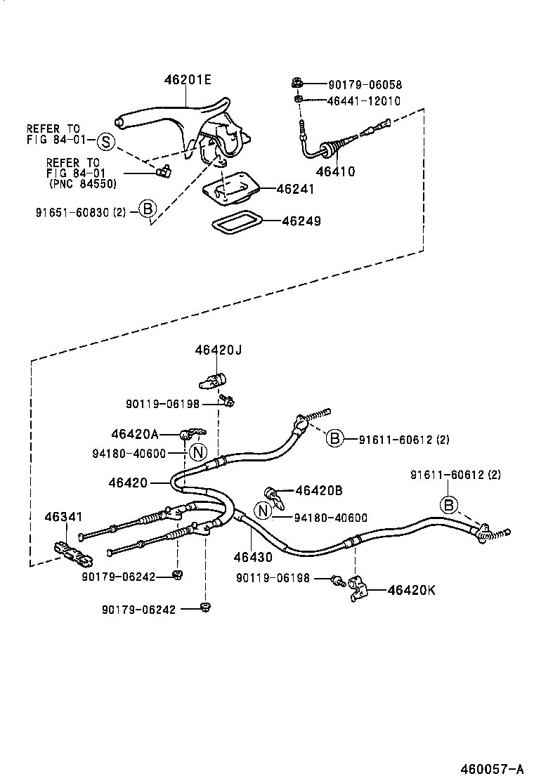 46241-20170 BOOT, PARKING BRAKE LEVER product image