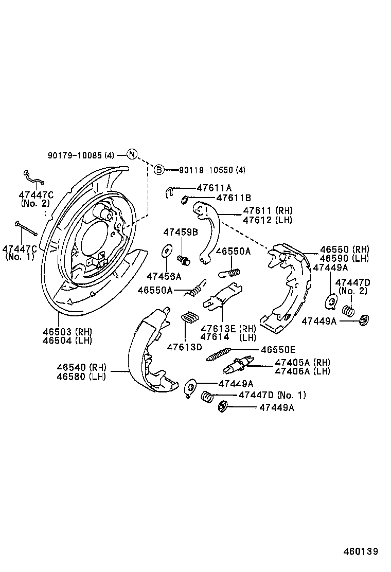 46200-30341 PEDAL ASSY, PARKING BRAKE CONTROL product image