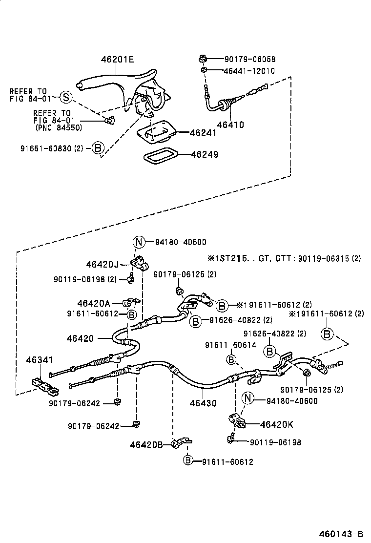 46503-20041 PLATE SUB-ASSY, PARKING BRAKE, RH product image