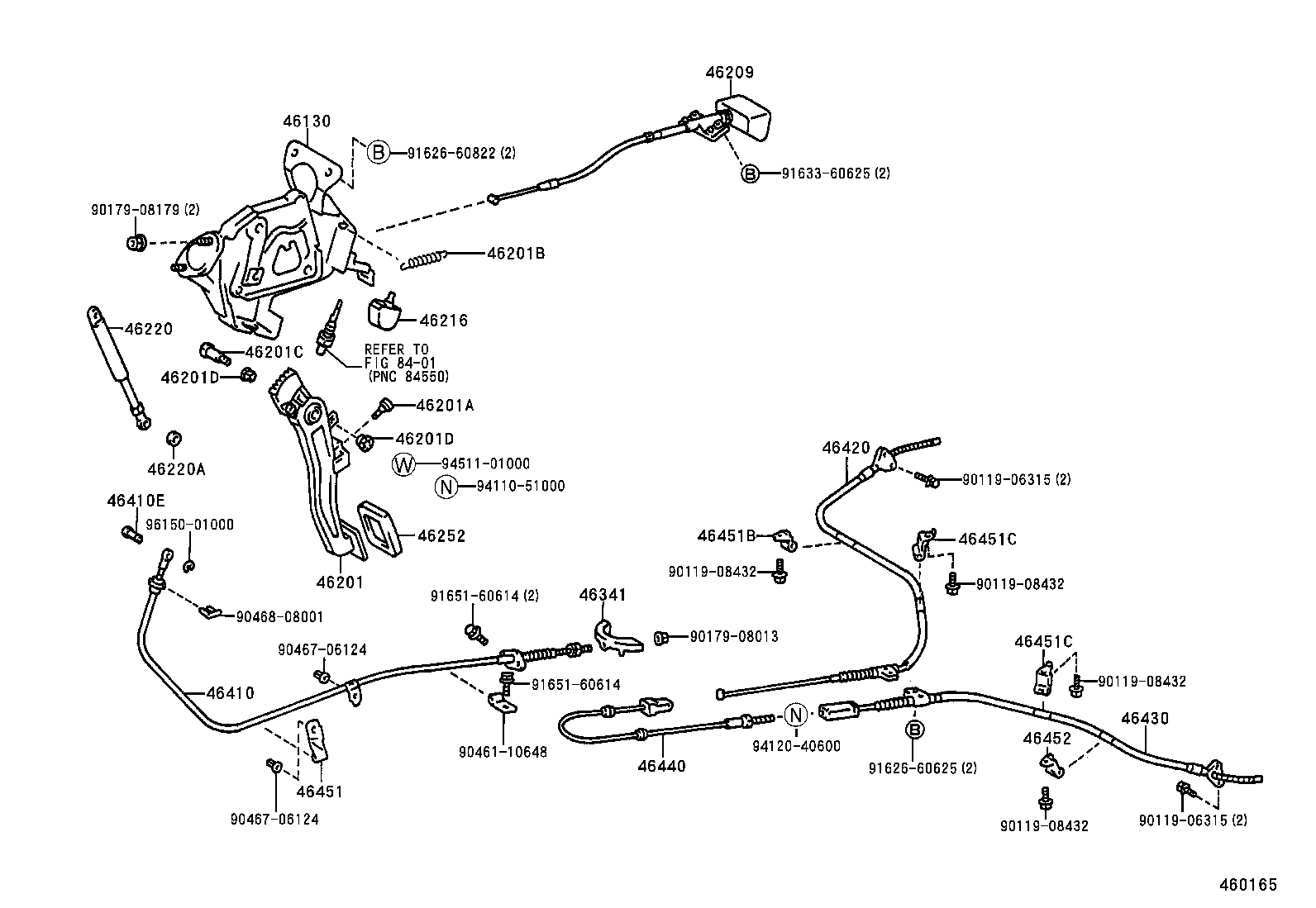 90541-07044 CUSHION, PARKING PEDAL product image