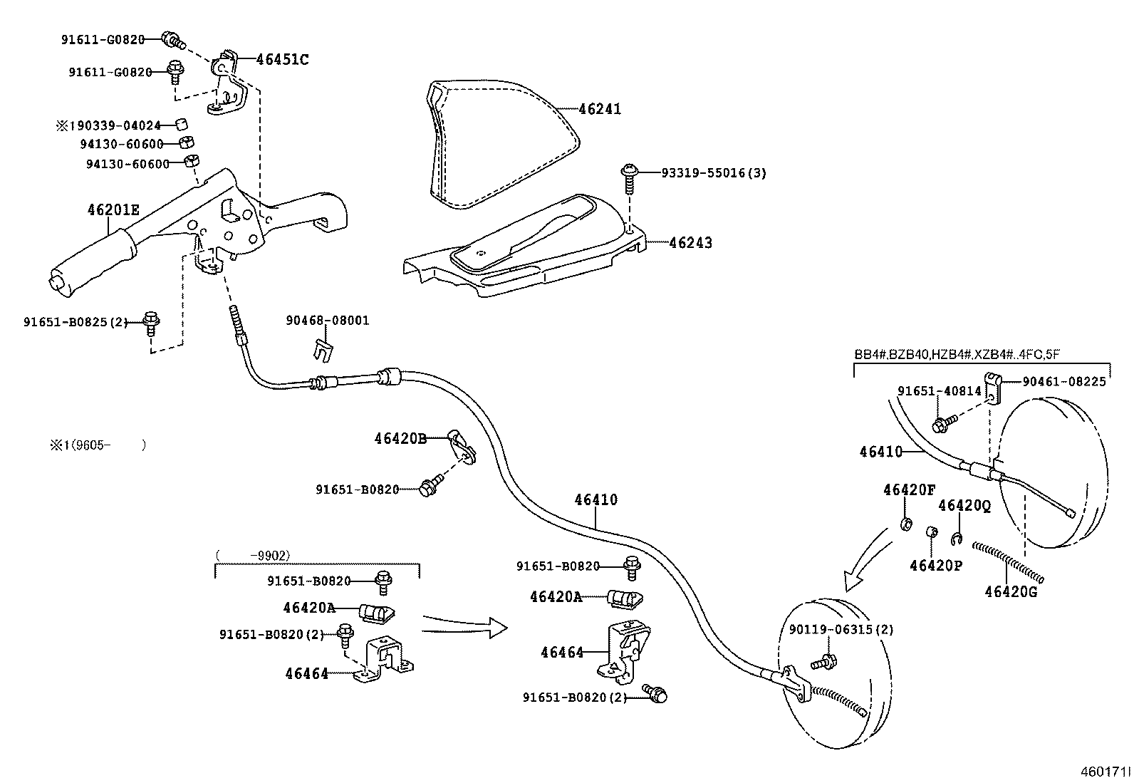 46501-36240 DRUM SUB-ASSY, PARKING BRAKE product image