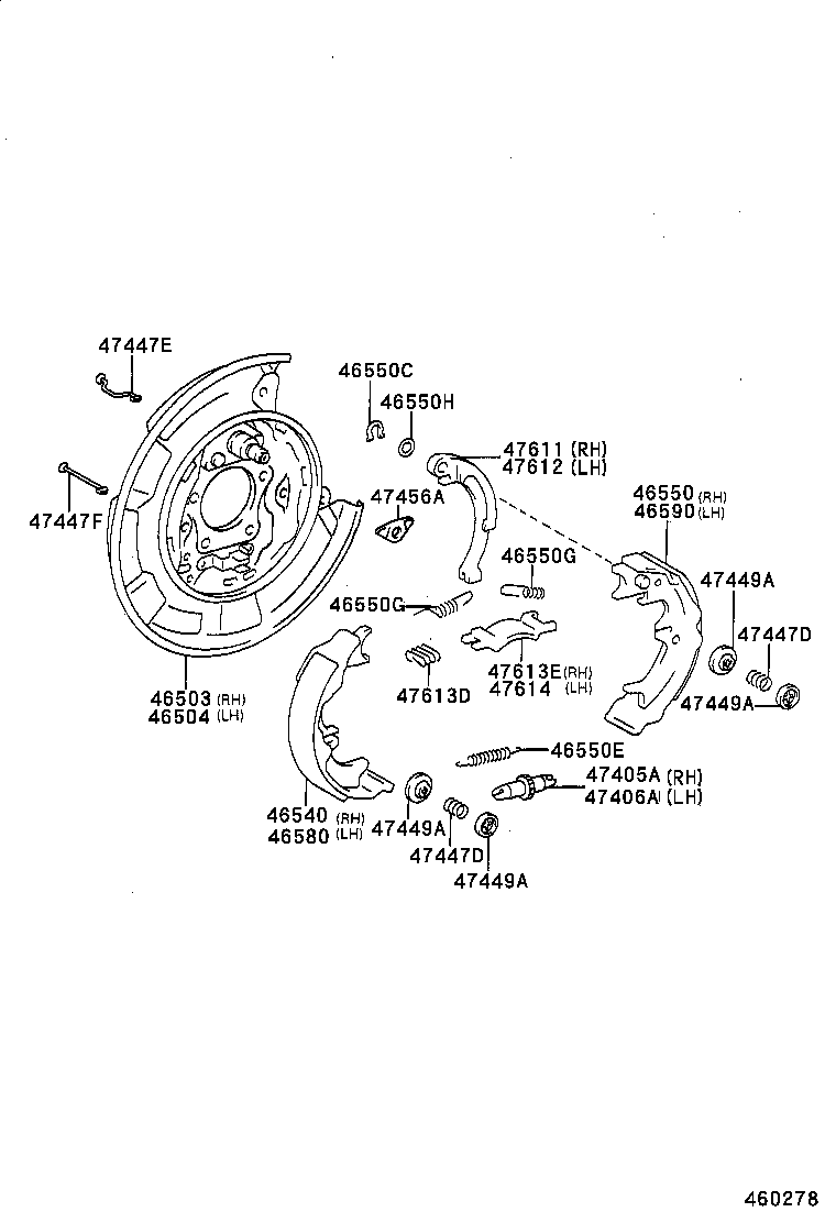 46451-07010 BRACKET, CABLE SUPPORT product image