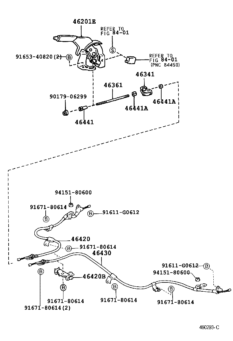46210-52020 PEDAL SUB-ASSY, PARKING BRAKE product image