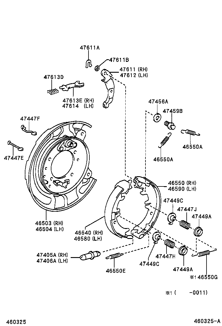 46420-42100 CABLE ASSY, PARKING BRAKE, NO.2 product image