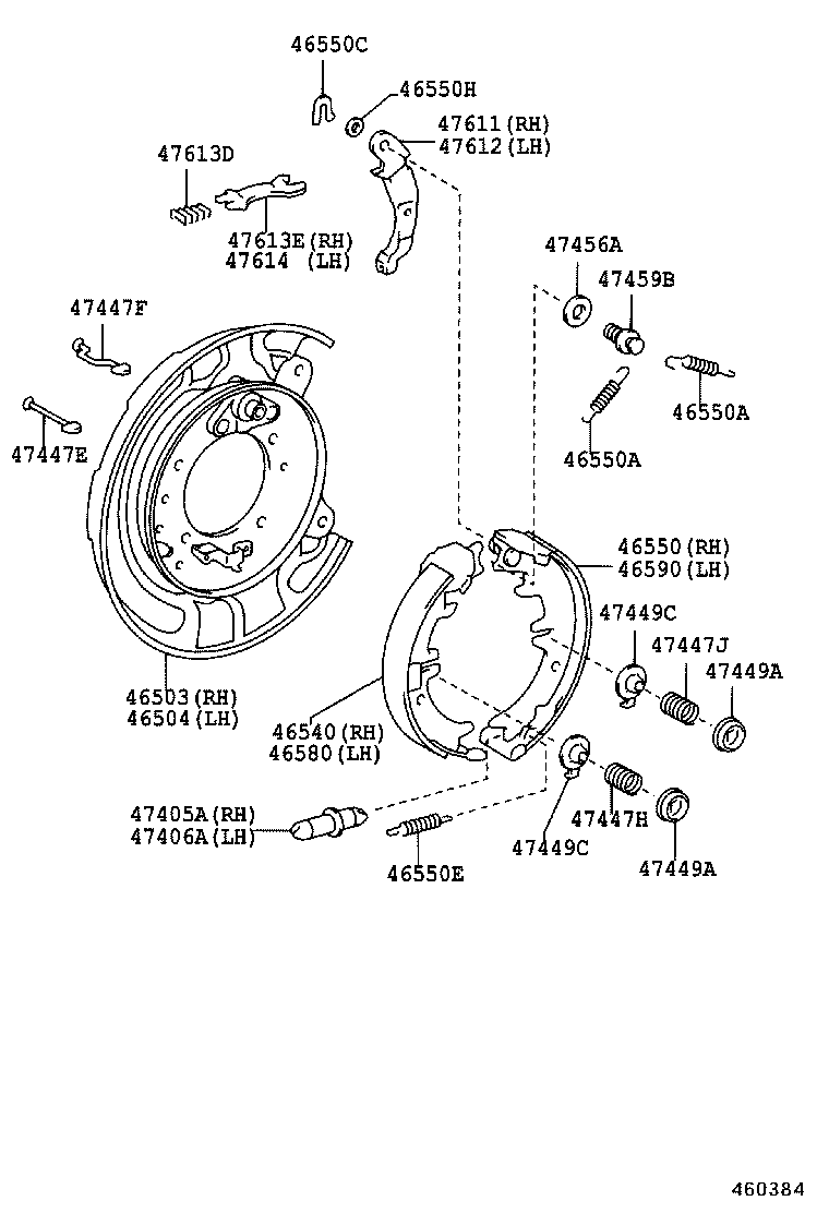 46202-44010 BOOT SUB-ASSY, PARKING BRAKE LEVER product image