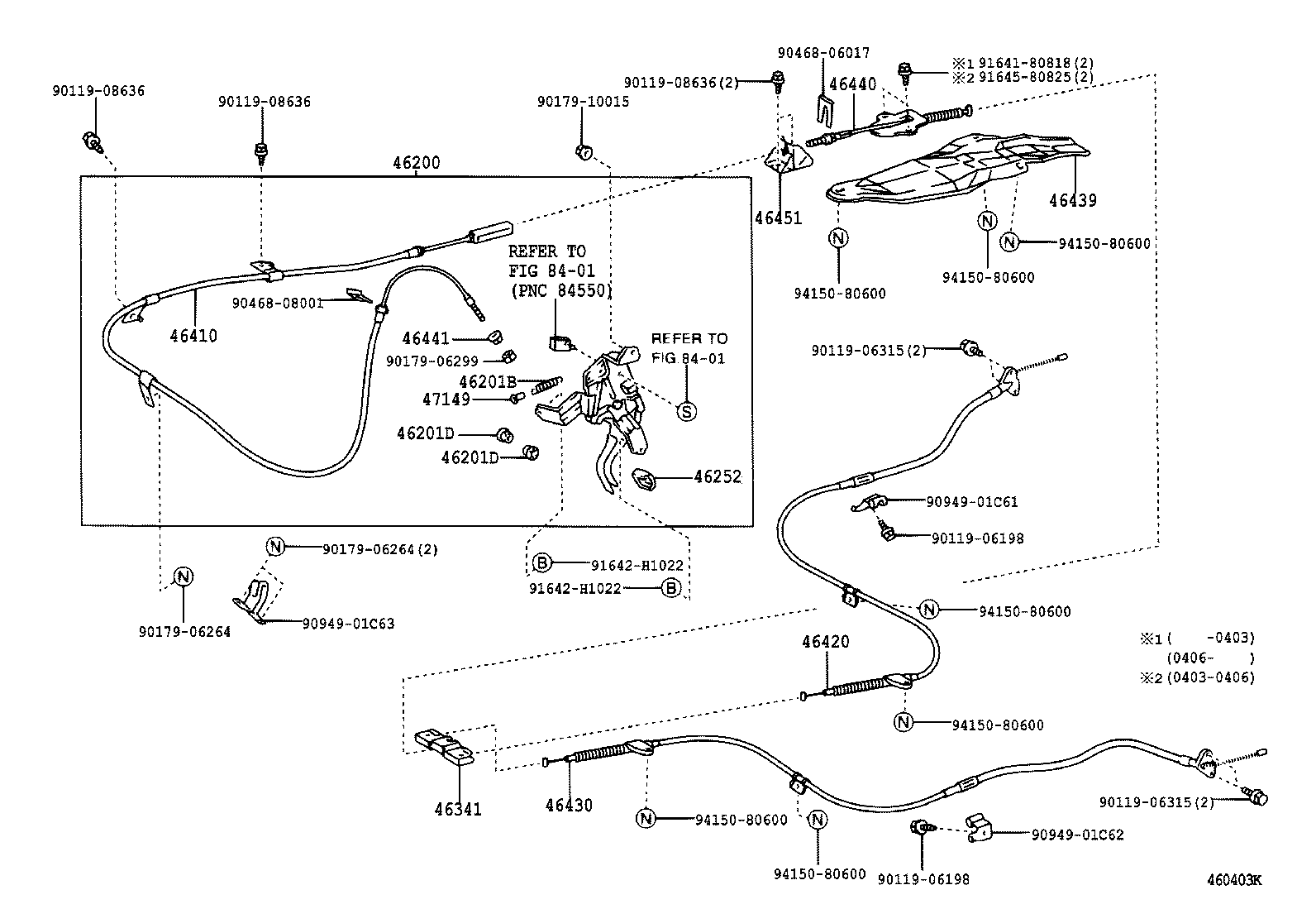 46200-33070 PEDAL ASSY, PARKING BRAKE CONTROL product image