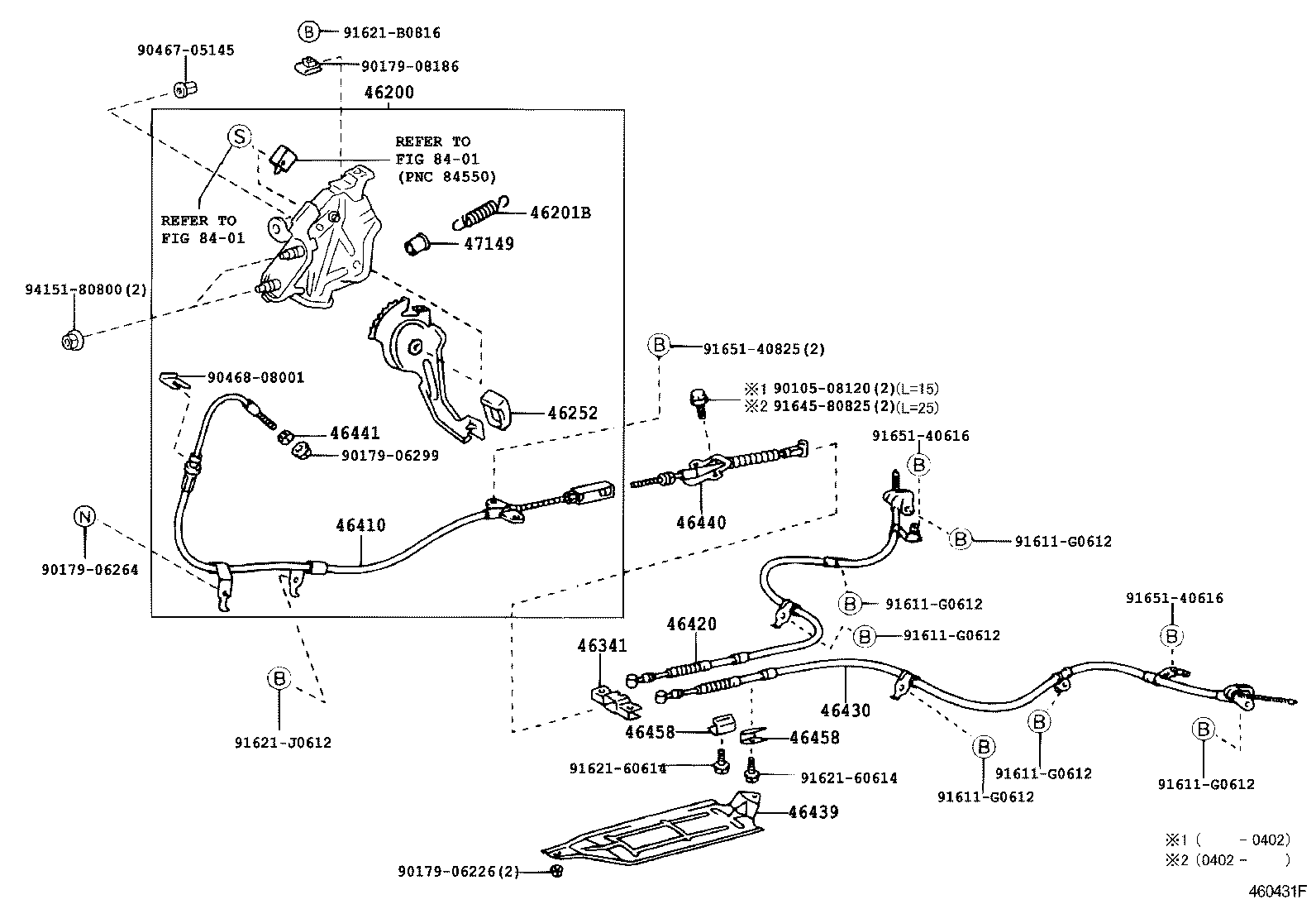 46200-20040 PEDAL ASSY, PARKING BRAKE CONTROL product image