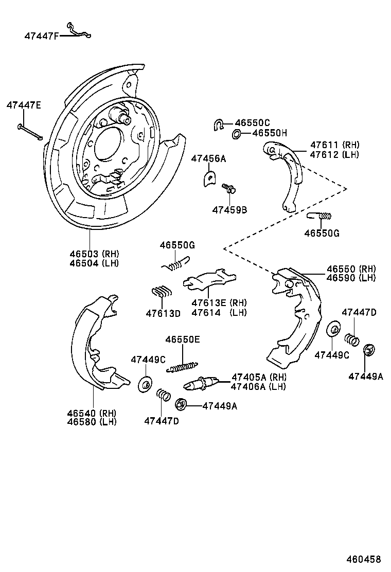 46341-06020 EQUALIZER, PARKING BRAKE product image