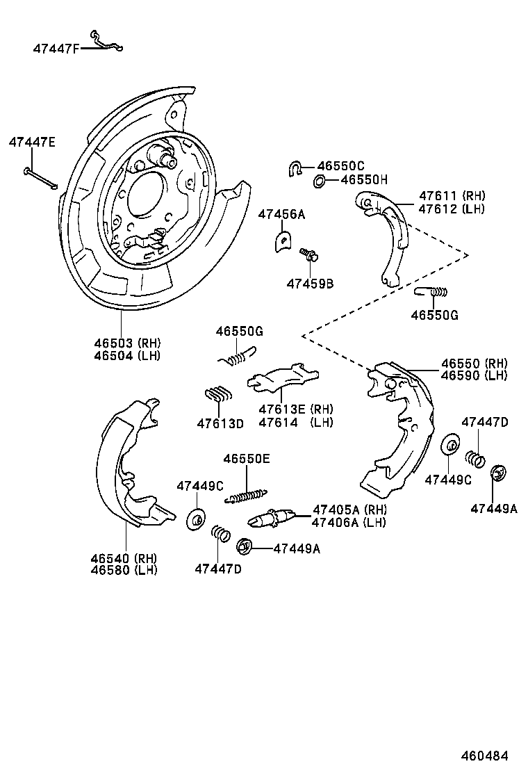 46341-06020 EQUALIZER, PARKING BRAKE product image