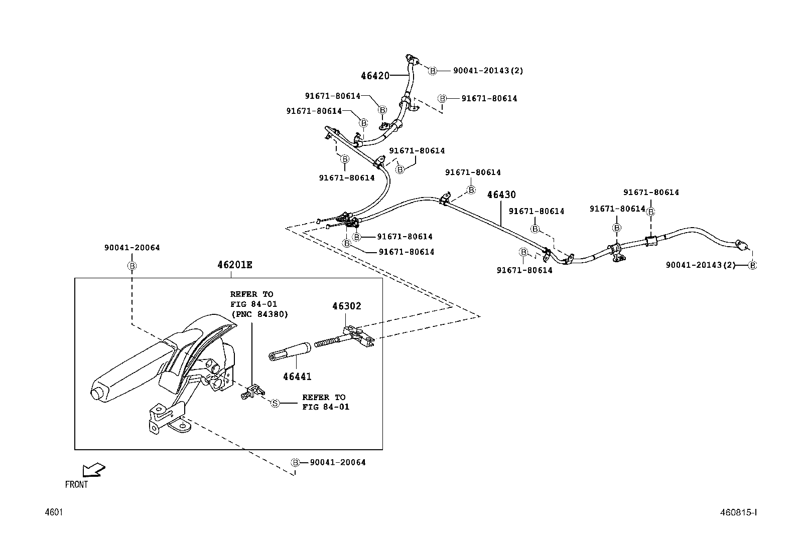 58253-B4010 BRACKET, CABLE SUPPORT product image