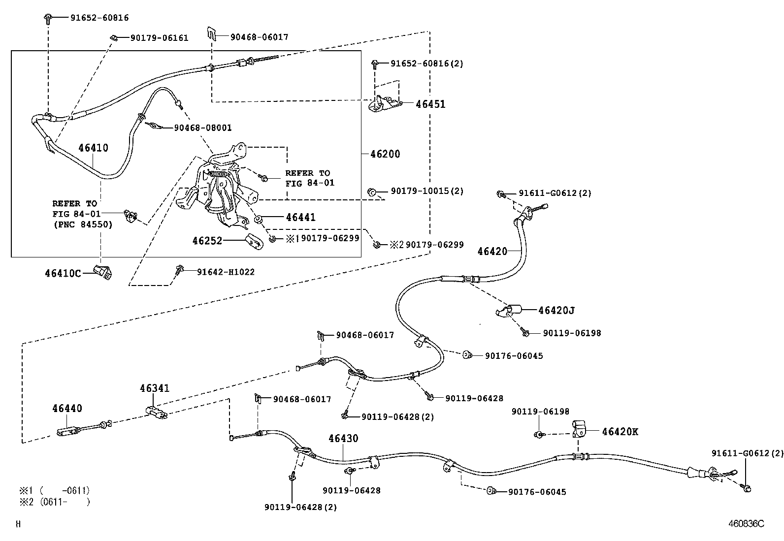 46200-33110 PEDAL ASSY, PARKING BRAKE CONTROL product image