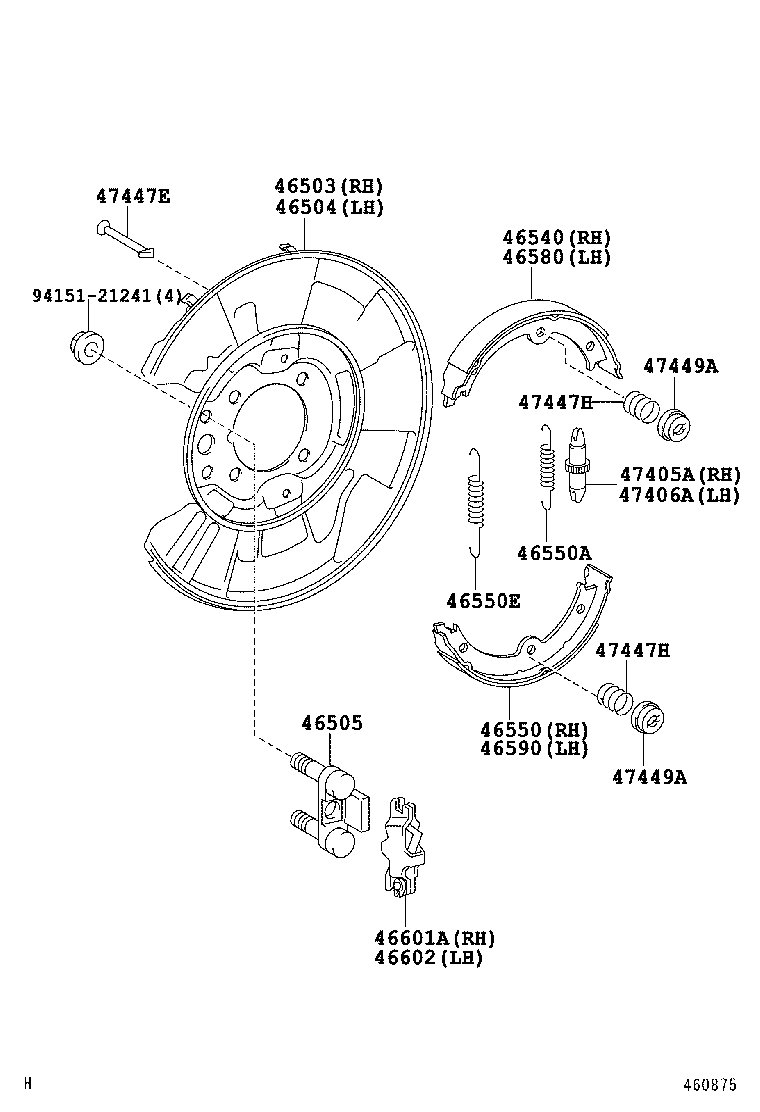 46451-50080 BRACKET, CABLE SUPPORT product image
