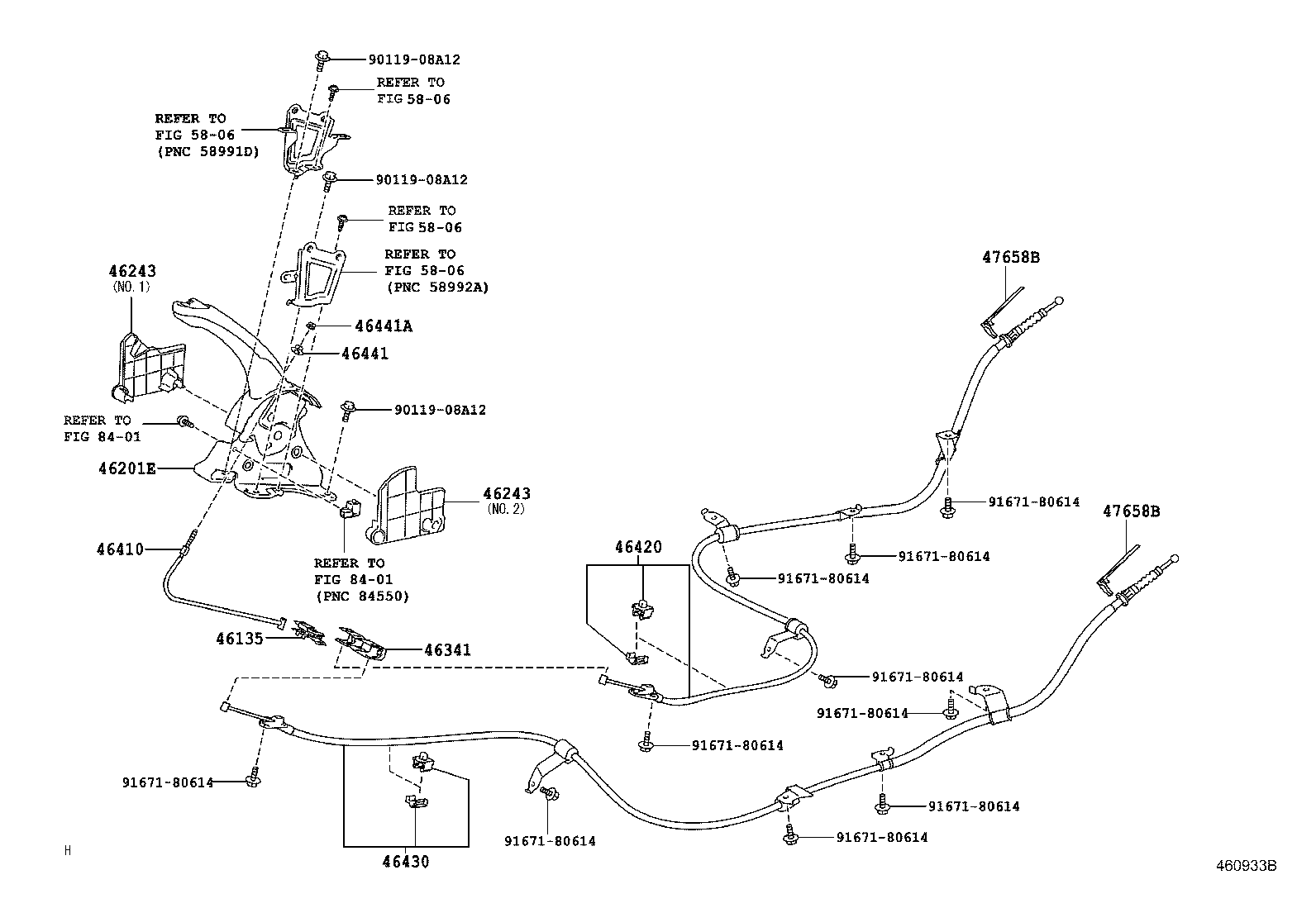 46200-12010 PEDAL ASSY, PARKING BRAKE CONTROL product image