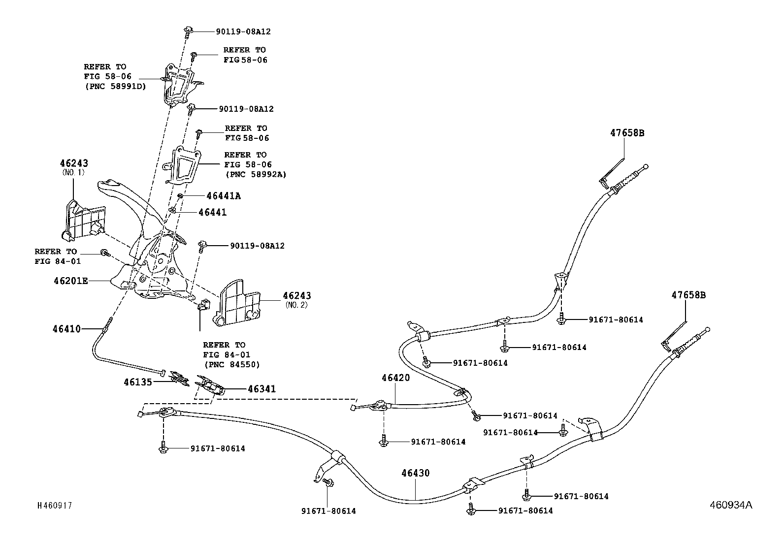 46200-12010 PEDAL ASSY, PARKING BRAKE CONTROL product image