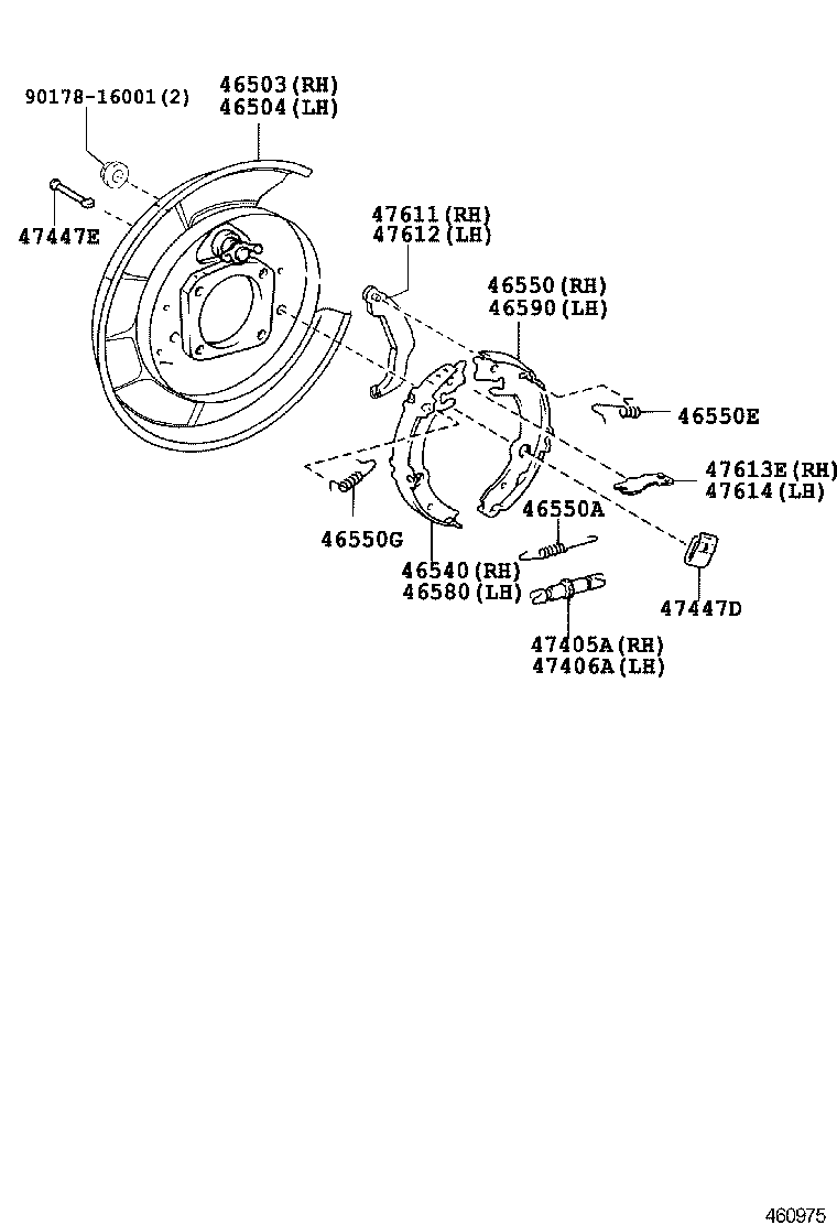 46420-72020 CABLE ASSY, PARKING BRAKE, NO.2 product image