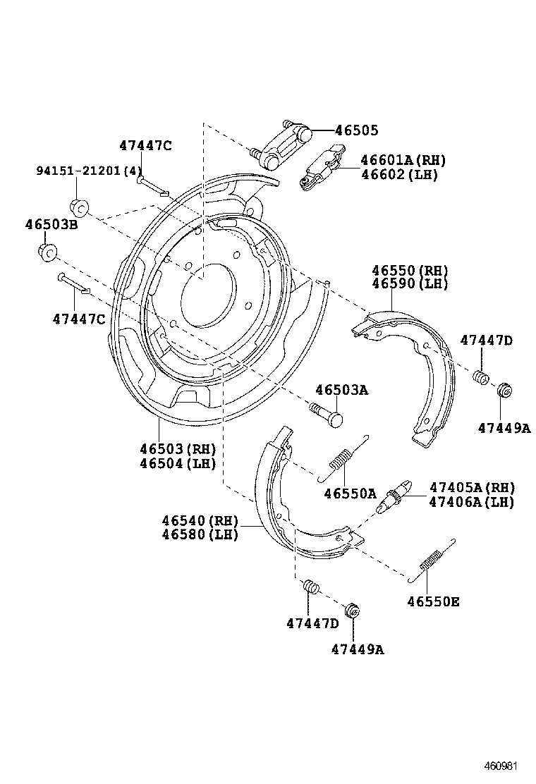 46439-60030 INSULATOR, PARKING BRAKE CABLE HEAT product image