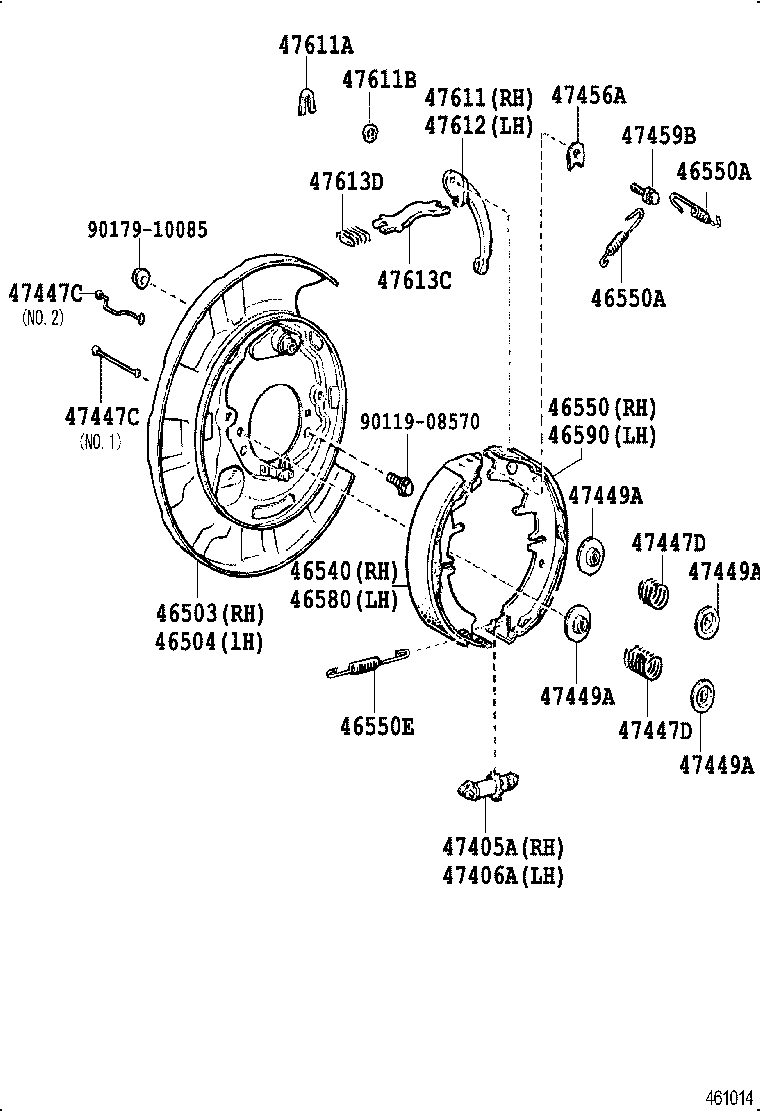 46243-24010-04 COVER, PARKING BRAKE LEVER product image