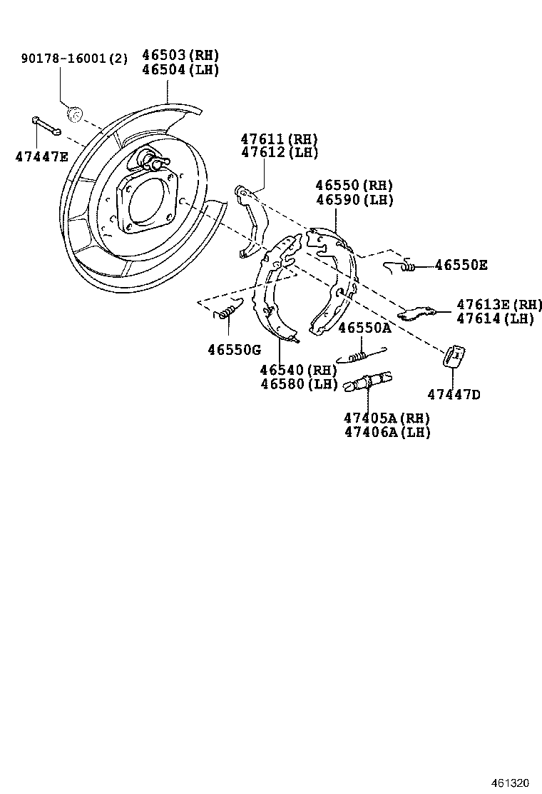 46451-48290 BRACKET, CABLE SUPPORT, NO.3 product image