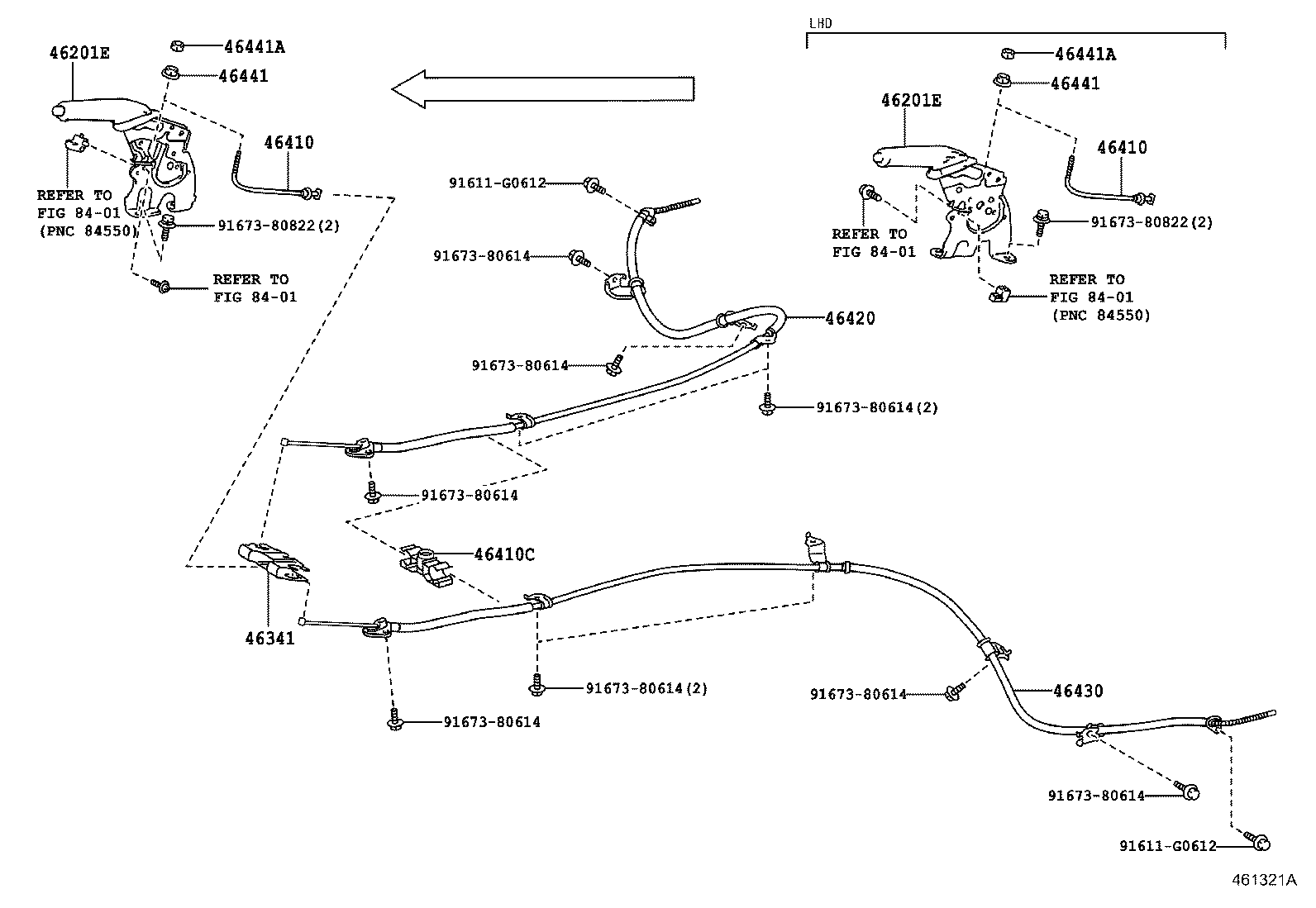46451-48290 BRACKET, CABLE SUPPORT, NO.3 product image