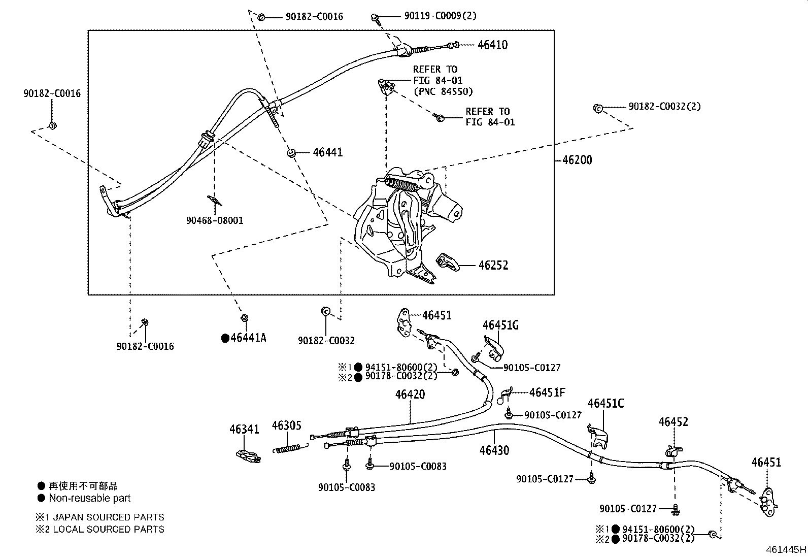 46200-0N010 PEDAL ASSY, PARKING BRAKE CONTROL product image