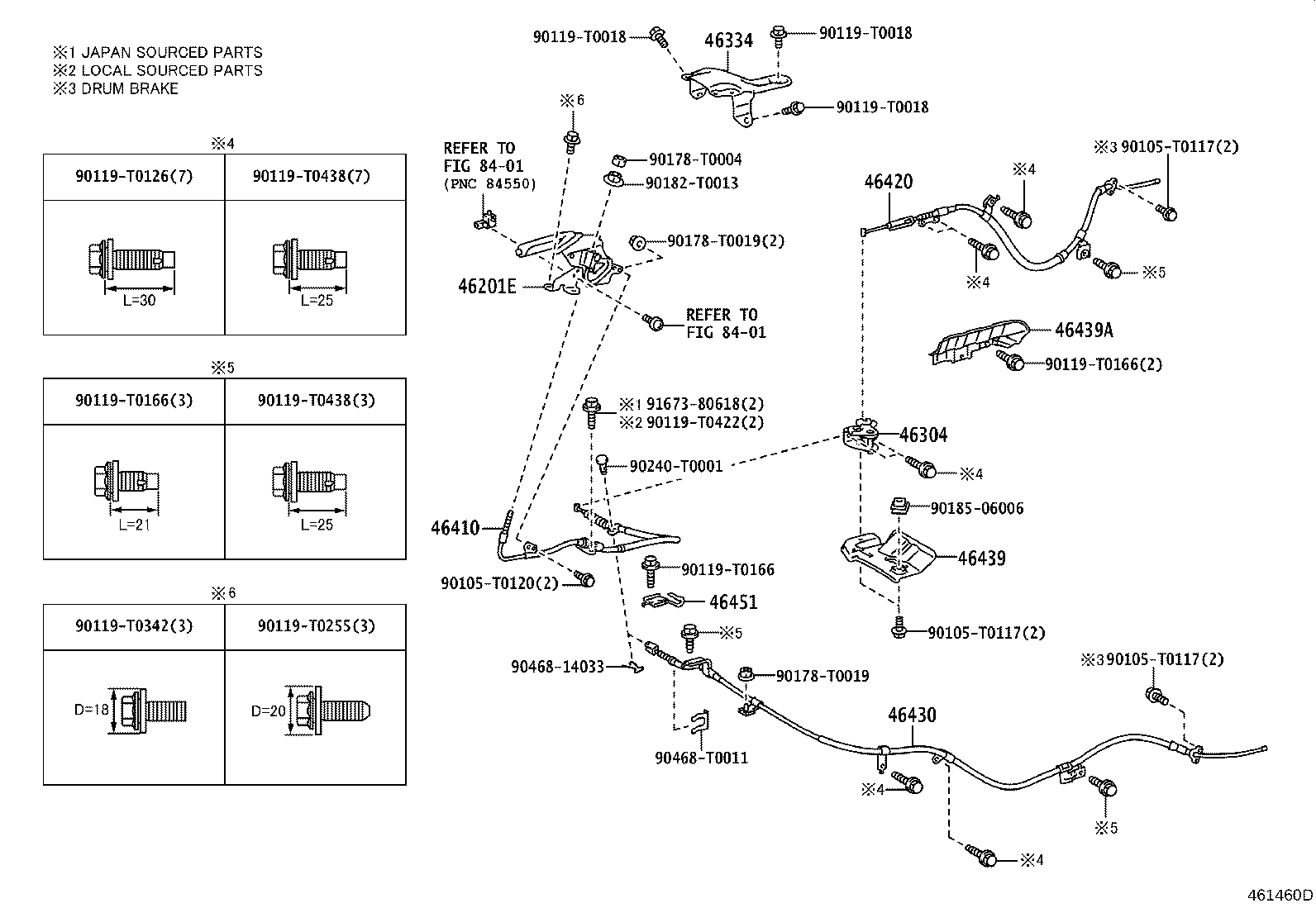 46503-0K010 PLATE SUB-ASSY, PARKING BRAKE, RH product image