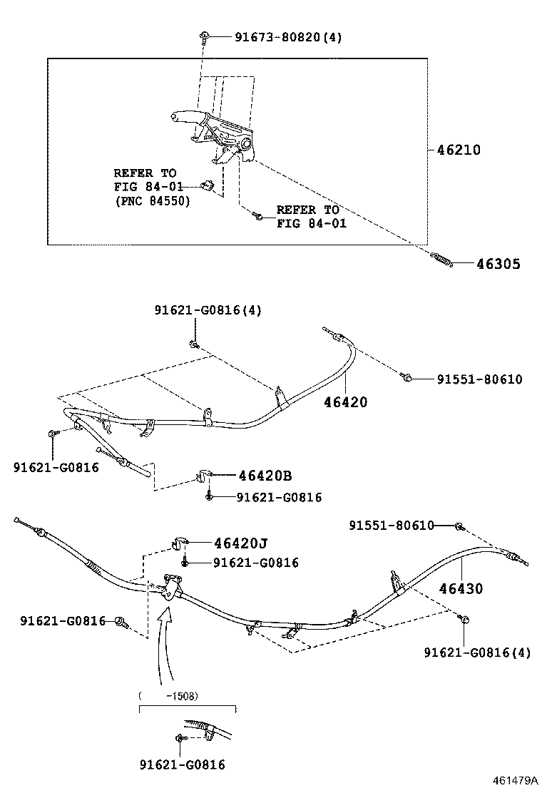 Toyota 46503-60221 PLATE SUB-ASSY, PARKING BRAKE, RH