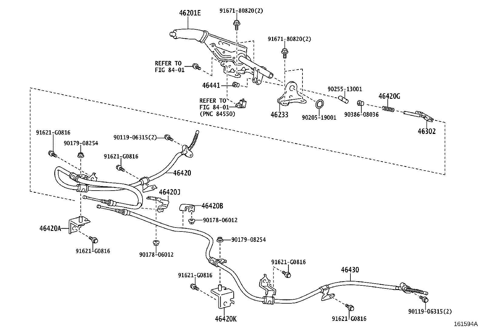 46439-60050 INSULATOR, PARKING BRAKE CABLE HEAT product image