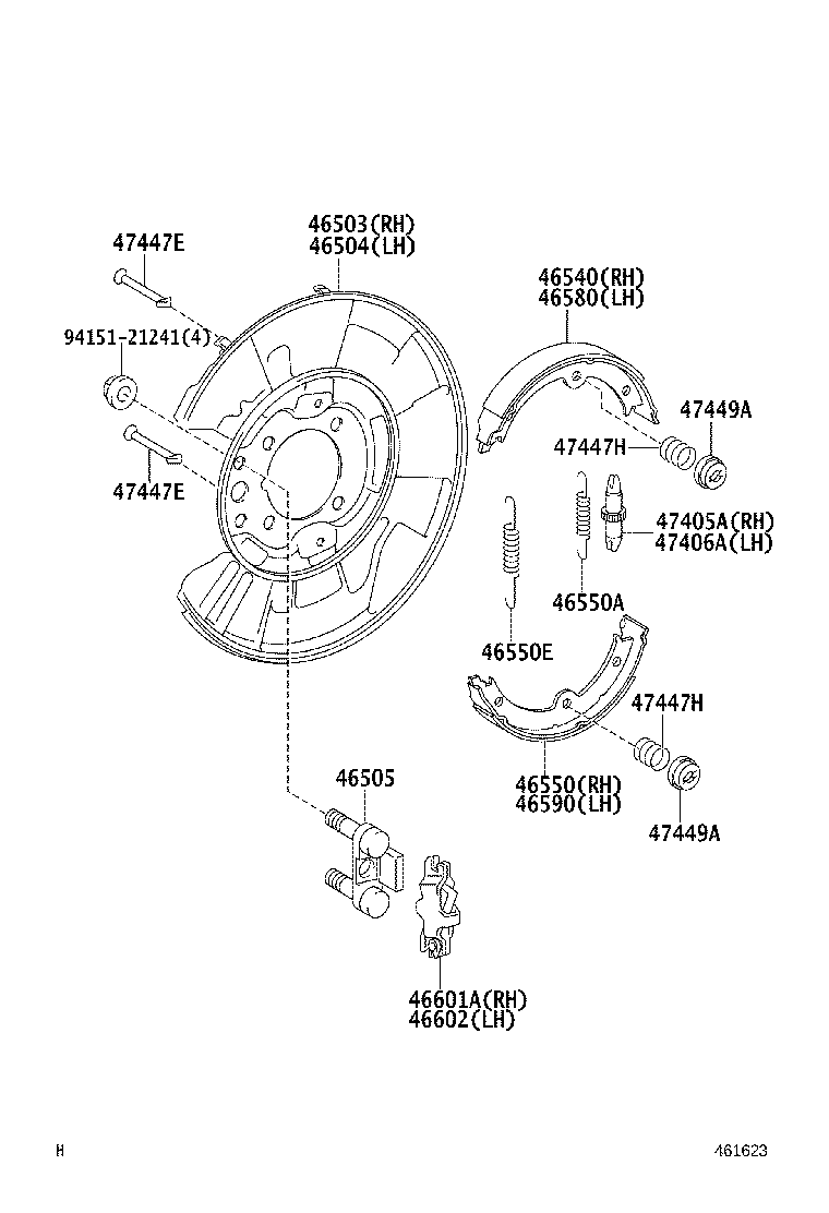 46451-40040 BRACKET, CABLE SUPPORT product image