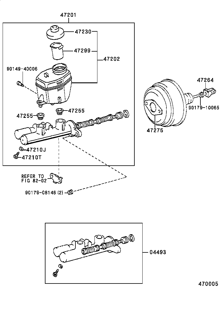 47201-3D360 CYLINDER SUB-ASSY, BRAKE MASTER product image