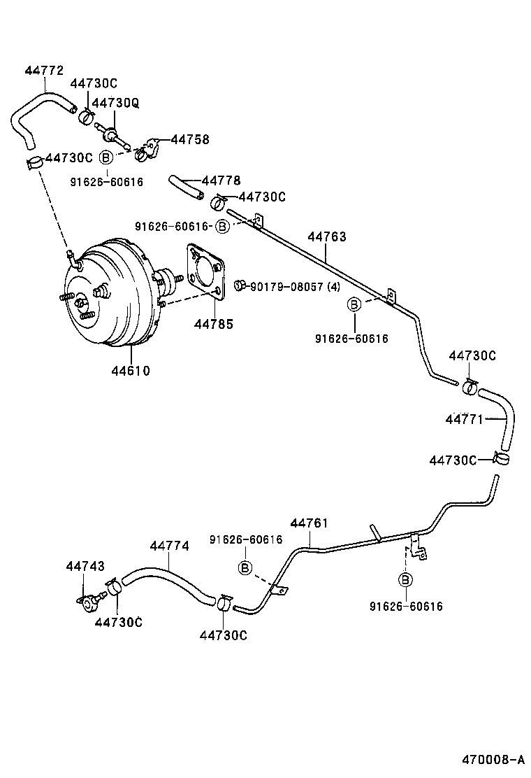 44610-3D670 BOOSTER ASSY, BRAKE product image