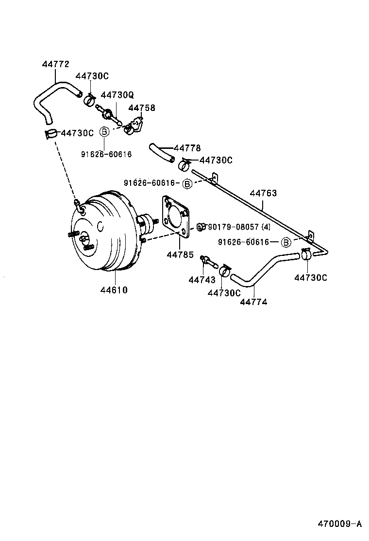44610-3D670 BOOSTER ASSY, BRAKE product image