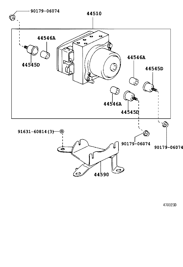 47325-60221 TUBE, REAR BRAKE, NO.5 product image