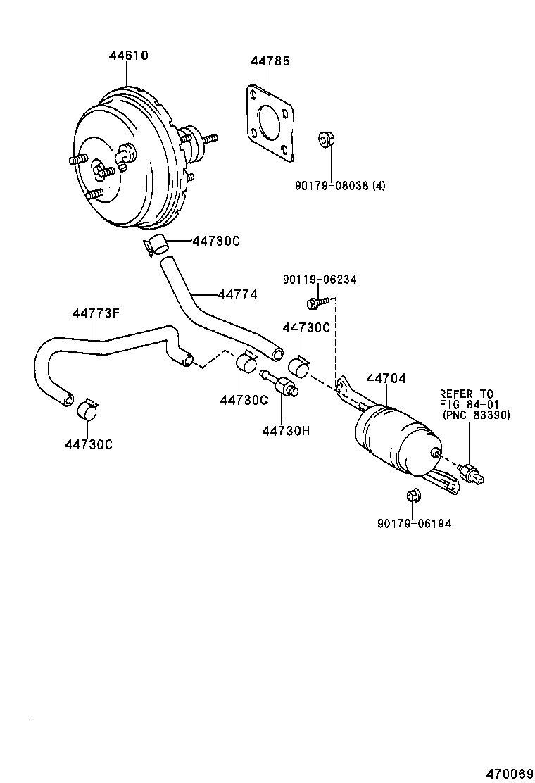 44610-2D880 BOOSTER ASSY, BRAKE product image