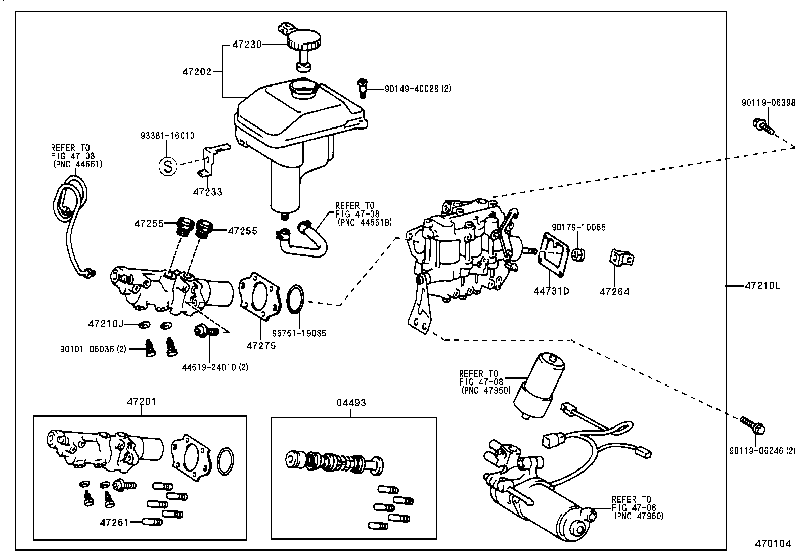 47261-24010 ROD, MASTER CYLINDER PUSH product image