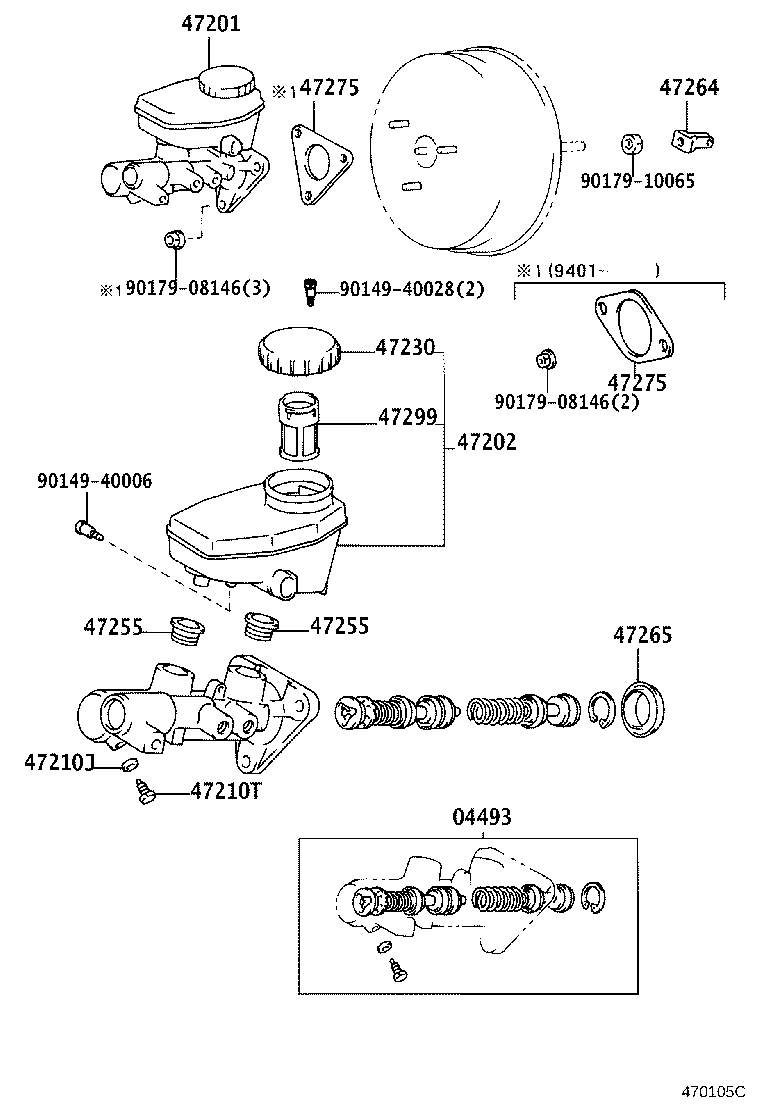 47261-24010 ROD, MASTER CYLINDER PUSH product image