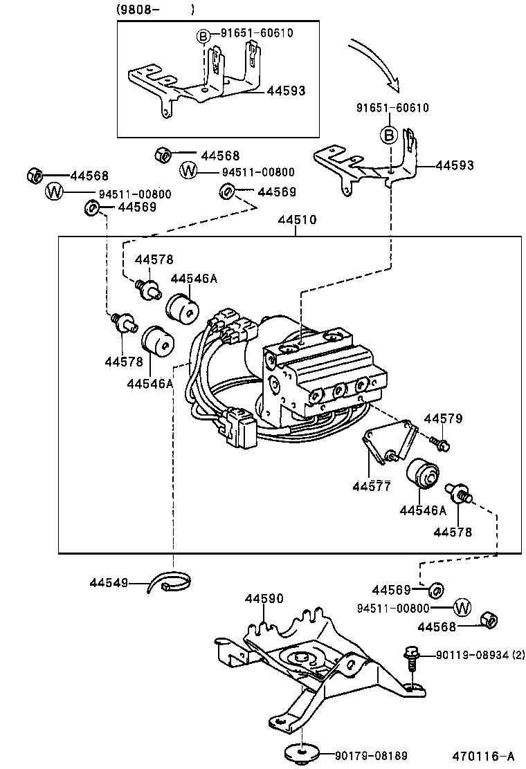 47150-12240 VALVE ASSY, PROPORTIONING product image