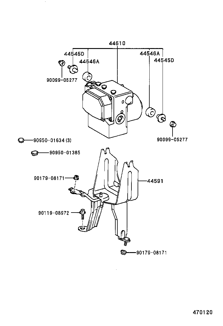 47313-24060 TUBE, FRONT BRAKE, NO.1 product image