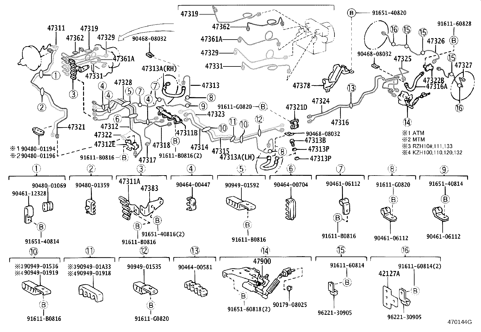 47383-26070 BRACKET, CONNECTOR product image