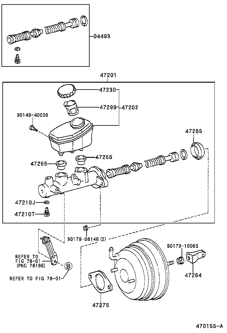 44591-22130 BRACKET, BRAKE ACTUATOR, NO.1 product image