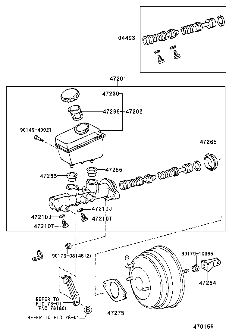 44591-22130 BRACKET, BRAKE ACTUATOR, NO.1 product image