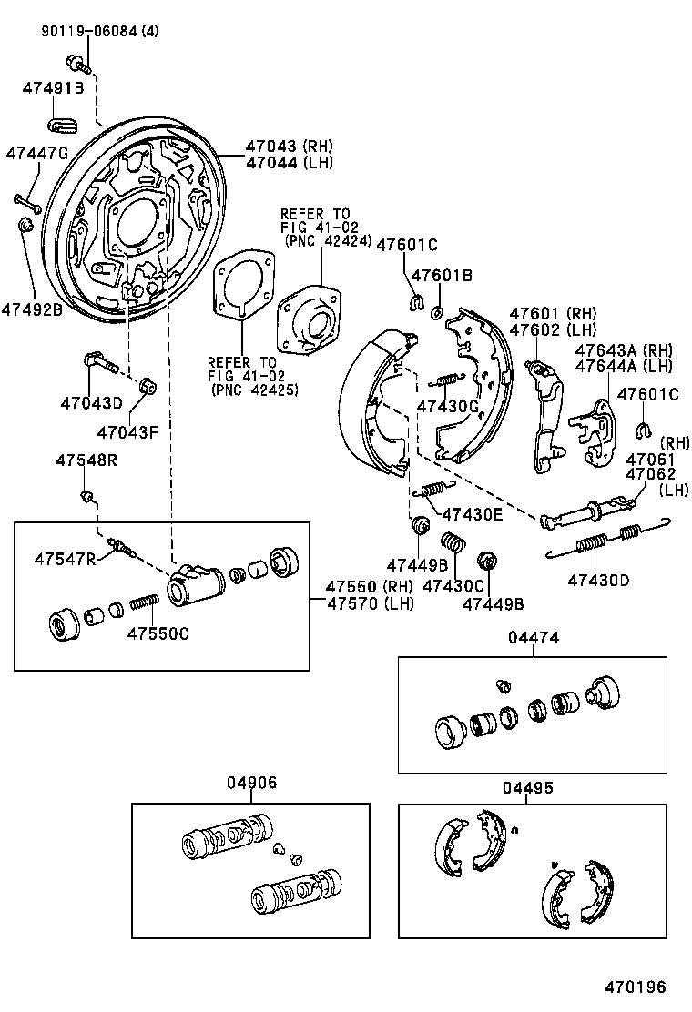 42184-28030 BOLT(FOR BACKING PLATE TO REAR AXLE HOUSING SETTING) product image