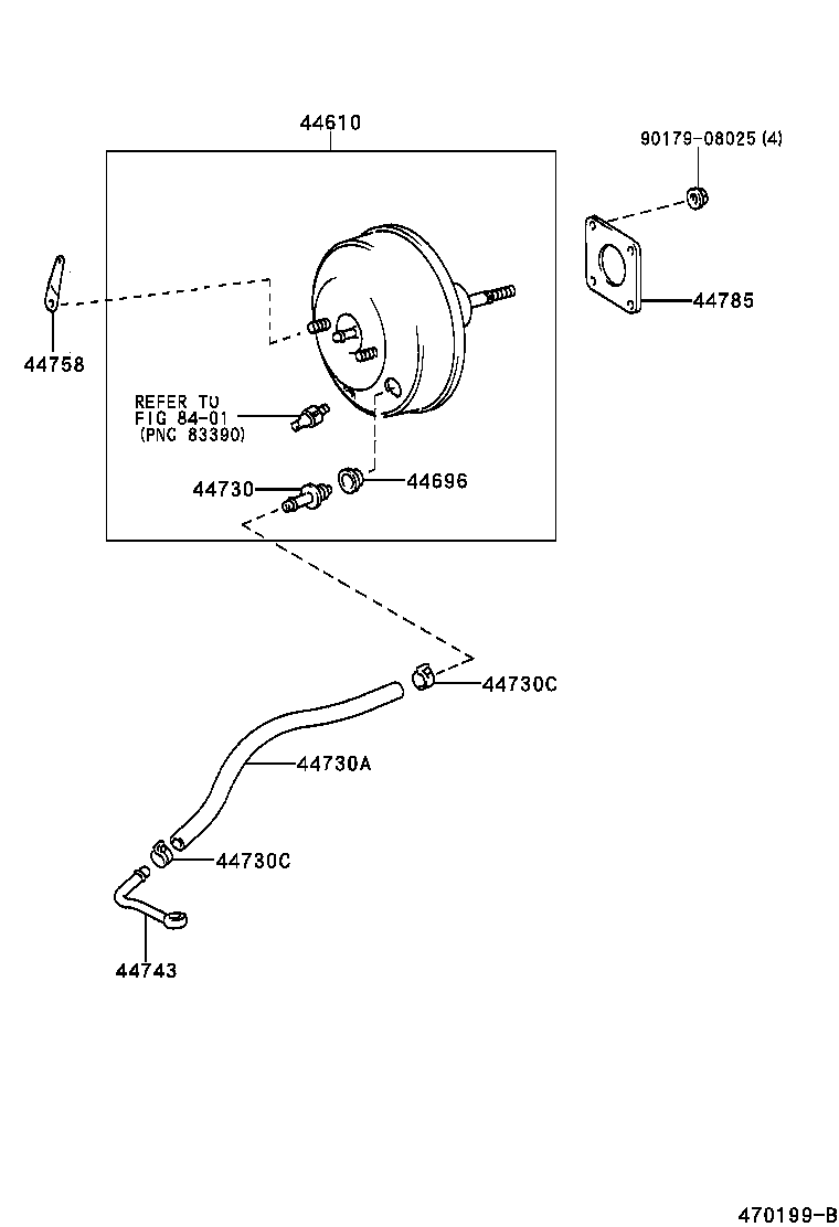 44610-38150 BOOSTER ASSY, BRAKE product image