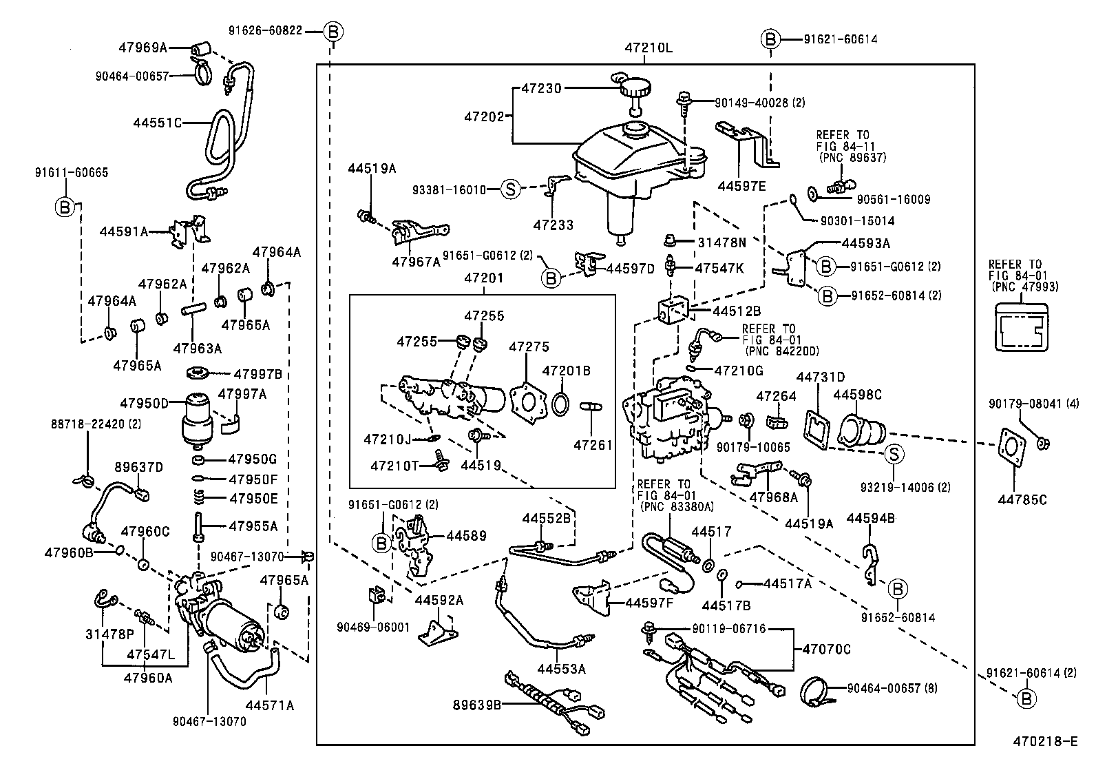 44591-22130 BRACKET, BRAKE ACTUATOR, NO.1 product image