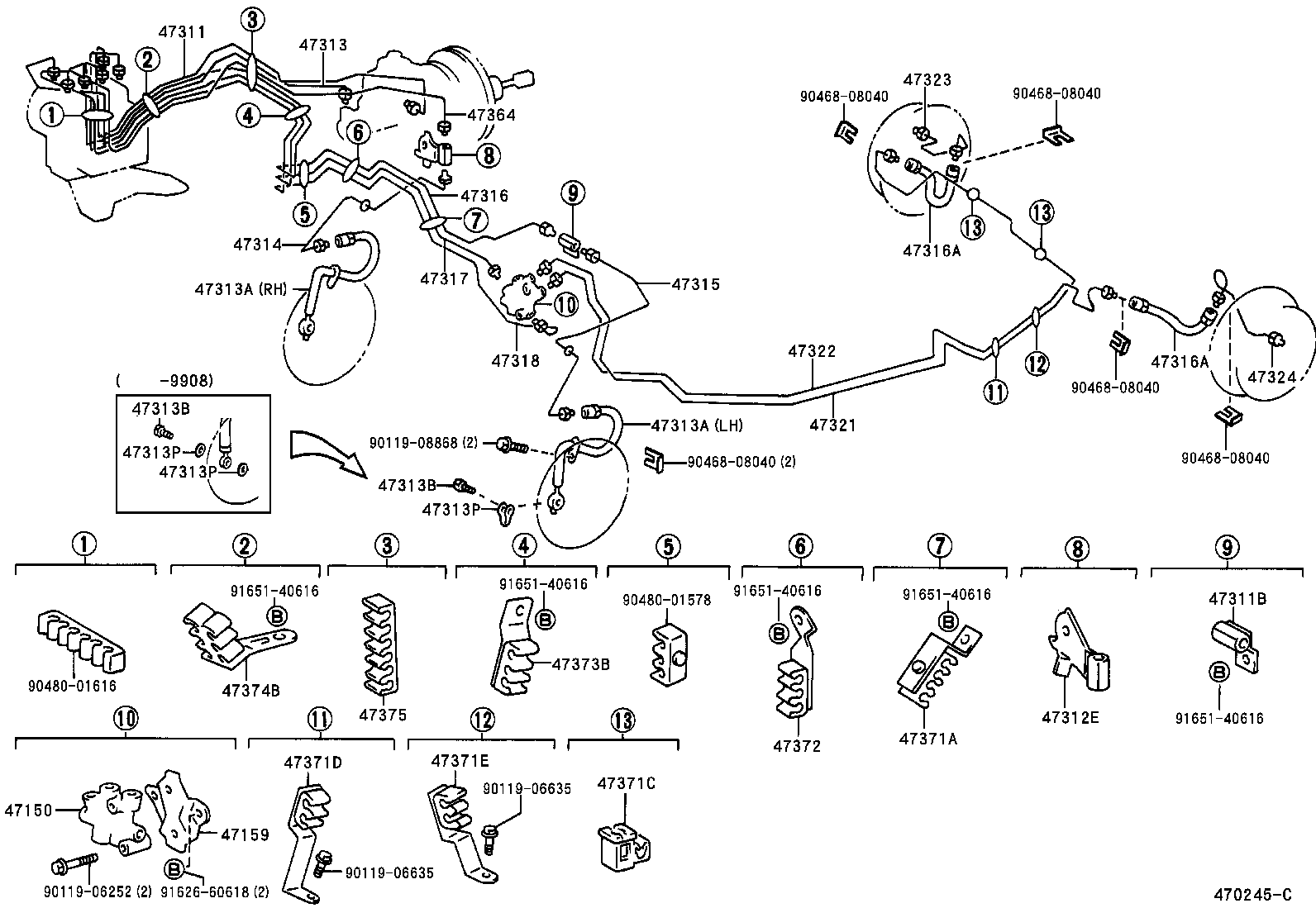 44050-13050 ACTUATOR ASSY, BRAKE product image