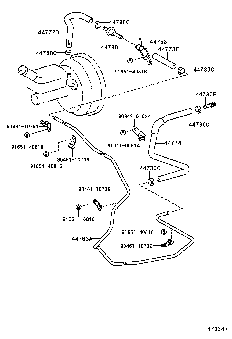 44610-2J020 BOOSTER ASSY, BRAKE product image