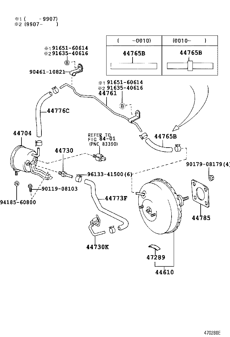 44610-26503 BOOSTER ASSY, BRAKE product image