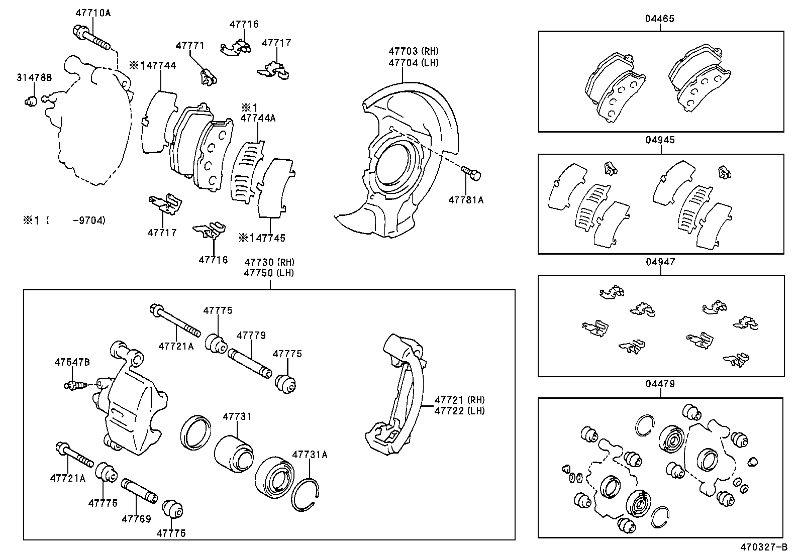 47781-12220 COVER SUB-ASSY, DISC BRAKE DUST, FRONT RH product image